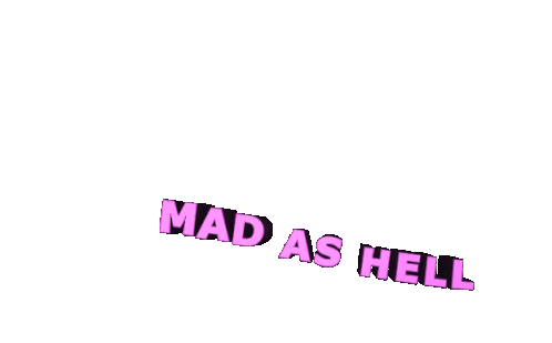 Mad As Hell Mad Sticker - Mad As Hell Mad Heated Stickers