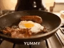 bacon egg sausage food breakfast
