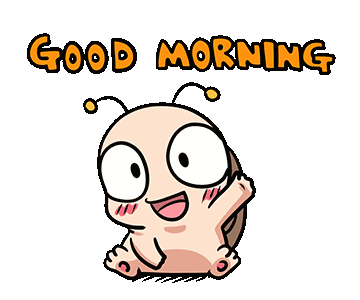 Cute Good Morning Sticker