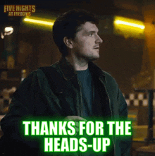 Thanks For The Heads Up Mike Schmidt GIF - Thanks For The Heads Up Mike Schmidt Josh Hutcherson GIFs