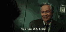 This Is Super Off The Books Agent Wells GIF