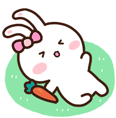 Bunny Cute Sticker - Bunny Cute Tantrums Stickers