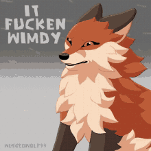 Furry Fox GIF - Furry Fox Windy GIFs