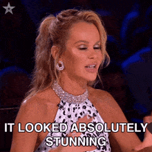 It Looked Absolutely Stunning Amanda Holde GIF - It Looked Absolutely Stunning Amanda Holde Britain'S Got Talent GIFs