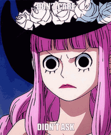 Perona Dont Care GIF - Perona Dont Care Heroqueen GIFs