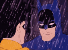 Batman Robin GIF - Batman Robin Rain GIFs
