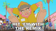 Hit Em With The Remix Phyllis GIF - Hit Em With The Remix Phyllis Fairfax GIFs