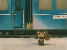 чебурашка потерял где мультфильм GIF - Cheburashka Lost Cant Find GIFs