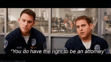You Do Have The Right To Be An Attorney GIF - Police Police Officer Cop GIFs