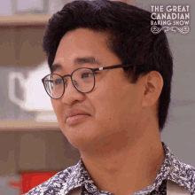 Shocked Stephen GIF - Shocked Stephen The Great Canadian Baking Show GIFs