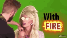 The Trixie And Katya Show Fire GIF