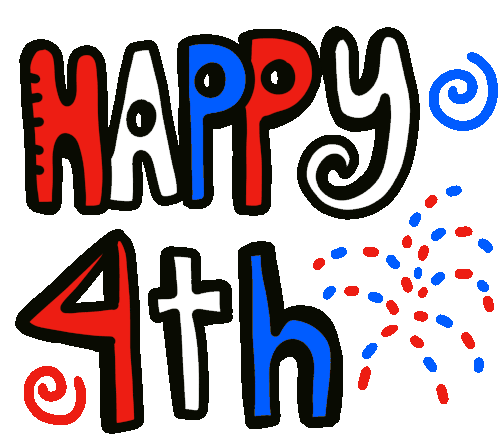 Happy Birthday America Happy4th Of July Sticker - Happy Birthday America Happy4th Of July Happy Fourth Of July Stickers