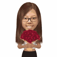 Janettet Hao Sorry GIF - Janettet Hao Sorry Flowers GIFs