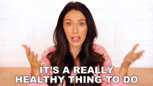 It'S A Really Healthy Thing To Do Shea Whitney GIF - It'S A Really Healthy Thing To Do Shea Whitney This Is Good For Our Health GIFs