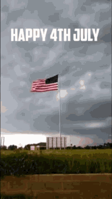 Happy4th Of July Flag GIF