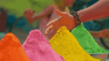 Splashing Colours Dhuvun Taak Song GIF - Splashing Colours Dhuvun Taak Song Mauli GIFs