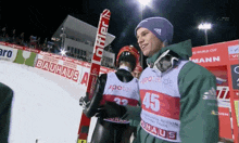 Richard Freitag Andreas Wellinger GIF - Richard Freitag Andreas Wellinger Ski Jumping GIFs