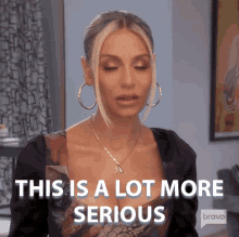 This Is A Lot More Serious Real Housewives Of Beverly Hills GIF - This Is A Lot More Serious Real Housewives Of Beverly Hills This Is Important GIFs