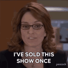 ive sold this show once liz lemon tina fey 30rock i sold it once