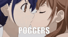 Anime Kiss GIF - Anime Kiss Poggers GIFs