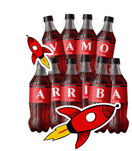 Vamo Arriba Cocacola Sticker - Vamo Arriba Cocacola Juntos Para Algo Mejor Stickers