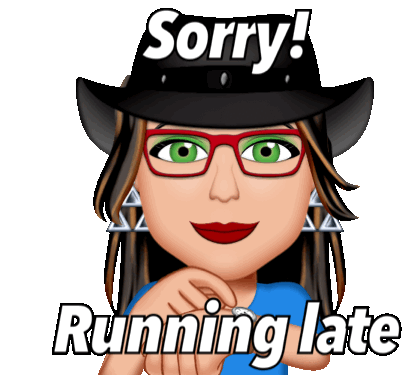 Running Late Late Sticker - Running Late Late Im Late Stickers