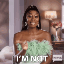 Im Not Real Housewives Of Potomac GIF - Im Not Real Housewives Of Potomac Its Not For Me GIFs
