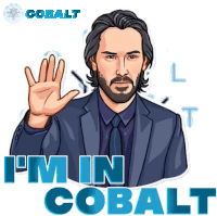Cobaltlend Keanu Reeves Sticker - Cobaltlend Keanu Reeves Im In Stickers