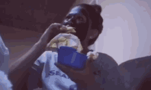 Eating Face Mask GIF - Eating Face Mask Watching GIFs