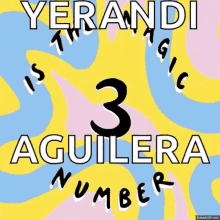 Is The Magic Number Number Three GIF - Is The Magic Number Number Three Yerandi Aguilera GIFs