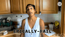 Epically Fail Brinda Ayer GIF - Epically Fail Brinda Ayer Food52 GIFs
