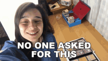 No One Asked For This Hannah Fawcett GIF - No One Asked For This Hannah Fawcett No One Asked GIFs