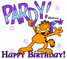 Garfield Happy GIF - Garfield Happy Happy Birthday GIFs
