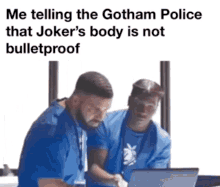 drake computer gotham joker police