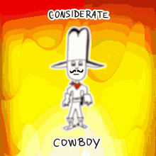 considerate cowboy veefriends thoughtful generous thinking of you