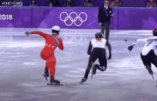 平昌オリンピック2018　スピードスケート GIF