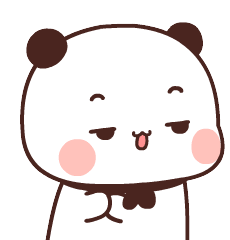 Cute Panda Sticker - Cute Panda Happy Stickers