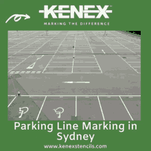 parking line marking sydney road line marking sydney line marking services