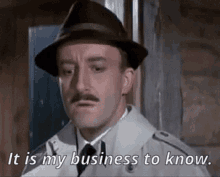 Jacques Clouseau Pink Panther GIF - Jacques Clouseau Pink Panther It Is My Business To Know GIFs