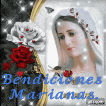bendiciones marianas virgin mary sparkles