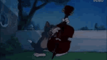 Tom And Jerry Music GIF - Tom And Jerry Music Cello GIFs
