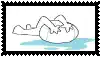 a cartoon of a person laying on their stomach crying .