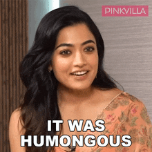 It Was Humongous Rashmika Mandanna GIF - It Was Humongous Rashmika Mandanna Pinkvilla GIFs