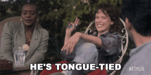 Hes Tongue Tied Jamie GIF - Hes Tongue Tied Jamie Mrs Grose GIFs