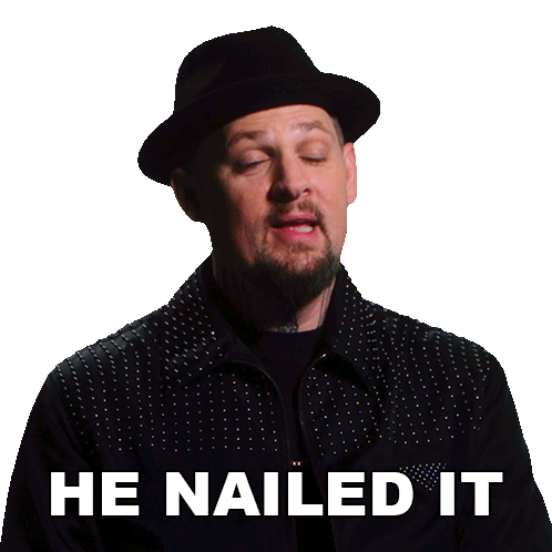 He Nailed It Joel Madden Sticker - He Nailed It Joel Madden Ink Master Stickers