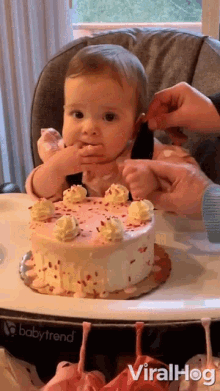Eating Cake Tasting Cake GIF - Eating Cake Tasting Cake Cute Baby GIFs