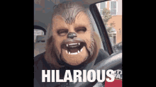 Laughing Hilarious GIF - Laughing Hilarious Chewbaccamask GIFs