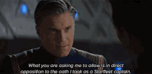 In Direct Opposition To The Oath I Took As A Starfleet Captain Christopher Pike GIF - In Direct Opposition To The Oath I Took As A Starfleet Captain Christopher Pike Anson Mount GIFs