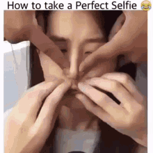 How To Take A Perfect Selfie Nose GIF