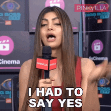I Had To Say Yes Akanksha Puri GIF - I Had To Say Yes Akanksha Puri Pinkvilla GIFs